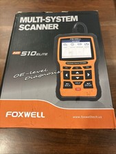 Foxwell Nt510 Elite Fit For Vw Scan Tool Full System Diagnostic Scanner Used 1x Foxwell Nt510 Elite Fit For Vw Scan Tool Full System Diagnostic Scanner Used 1x