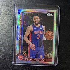 2025-26 Topps Chrome #88 Cade Cunningham Refractor Detroit Pistons