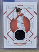 2021 Panini National Treasures - Rafael Devers #51 Holo Silver /10 (MEM)