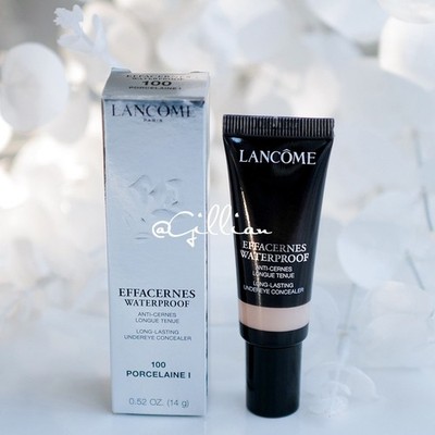 LANCOME Effacernes Waterproof Undereye Concealer ~ 100 Porcelaine I ~ .52oz/14g