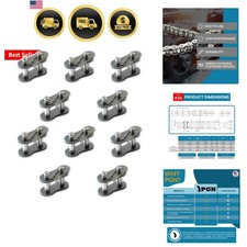 Roller Chain Connecting Links 10 Pack
