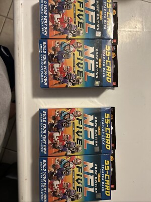 2 Boxes Panini 2020 Edition NFL FIVE-Trading Cards 55 Card Starter Deck - SEALED