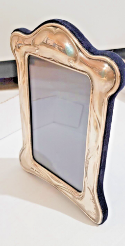 VINTAGE P.J.P. English STERLING SILVER PICTURE PHOTO FRAME 4"x6" Photo - Picture 2 of 5