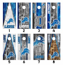 Detroit Lions Cornhole Wrap Skin Decal Board Vinyl Sticker MANY DESIGNS SK11