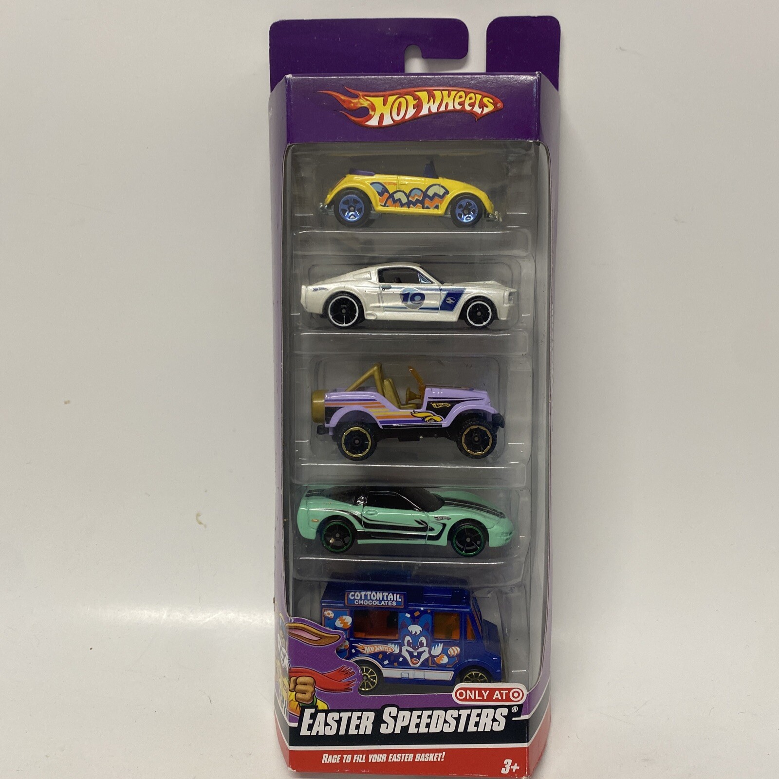 2009 Hot Wheels Target Exclusive ~ Easter Speedsters ~ 5 Car Pack 