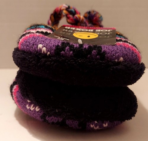 RARE**JOE BOXER Slippers with Grippers Size m/l Made in China w/tag COLLECTIBLE! - Picture 3 of 6