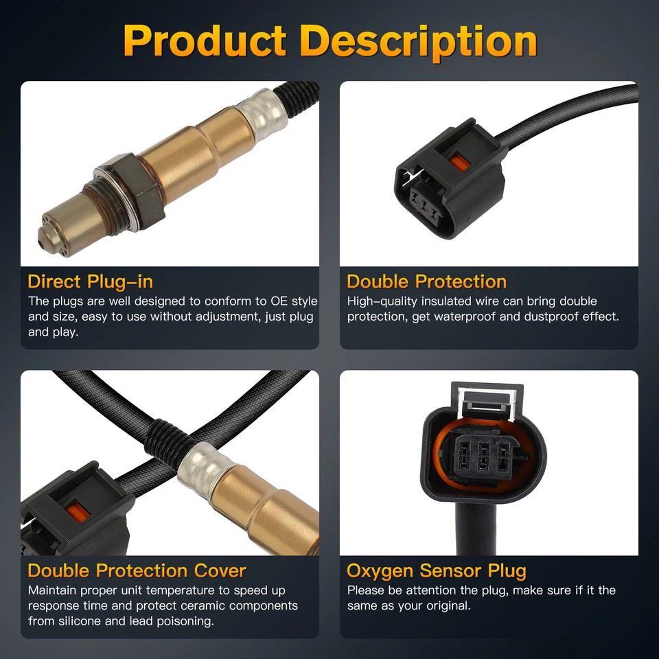 Sensor de oxígeno O2 02 para BMW 550i GT 2010-2015 xDrive 4,4 L aguas arriba/pre/superior Foto 2 de 4