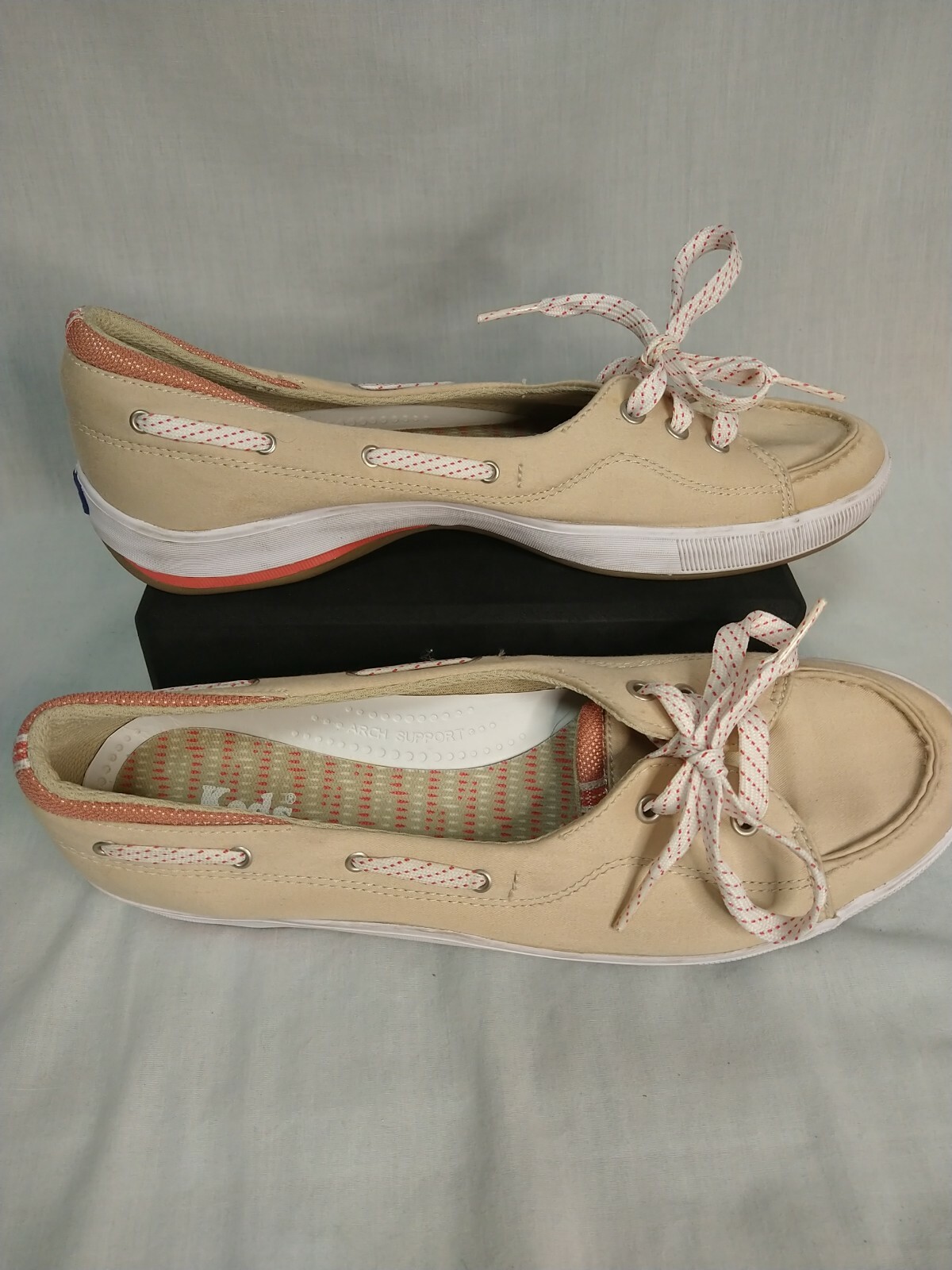 Loafers Beige Tan Boat Shoes w 