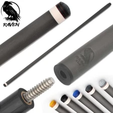 RAVEN Carbon Fiber Pool Cue - Shaft Only, 3/8-10 Joint, 12.9/12.4/11.8, 29"