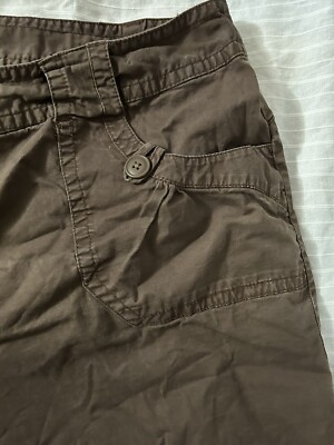 JMS Just My Size Shorts Brown pockets Hanes Size 26W