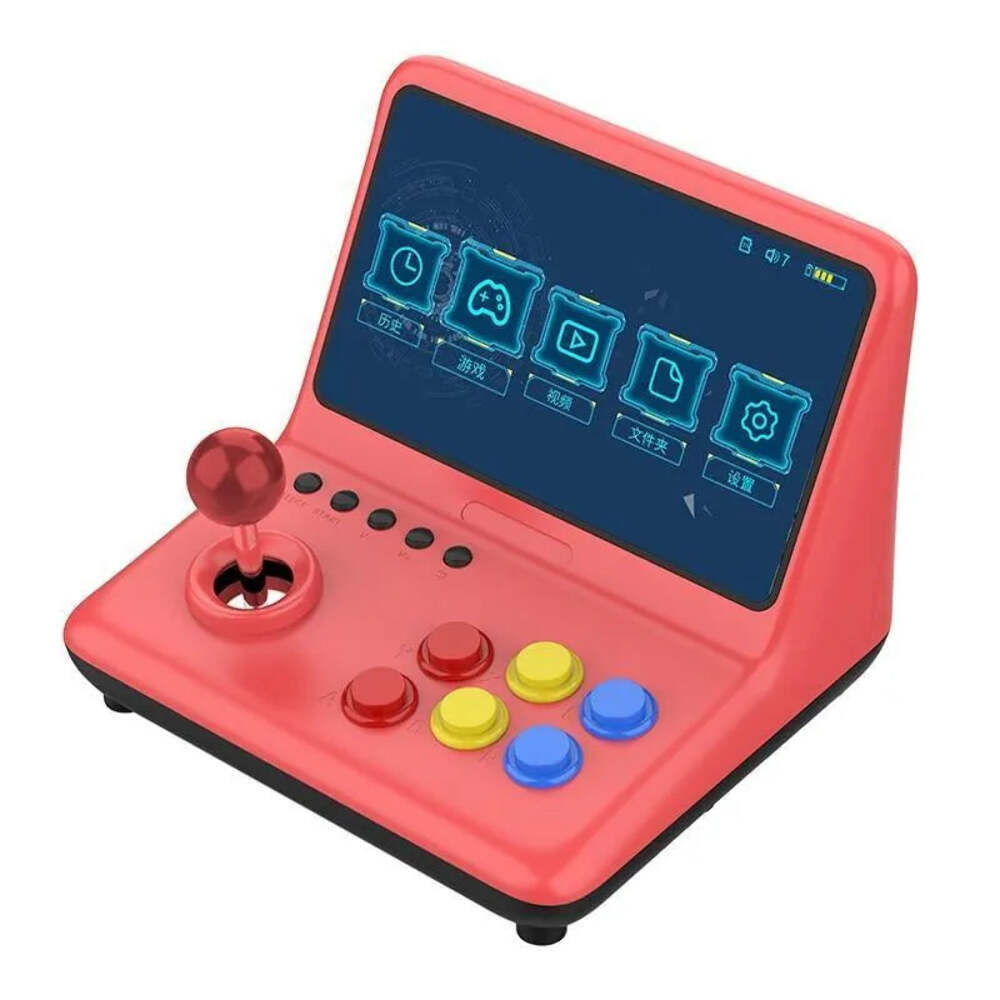 レトロゲーム機Powkiddy X19 POWKIDDY A12 9 inch joystick arcade A7 architecture quad-core CPU