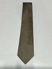 Mens Giorgio Cosani Taupe Brown Tie Pure Silk Hand Made NEW