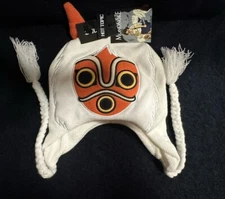 Studio Ghibli Princess Mononoke San Mask-Tassel Beanie-NWT