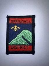Boy Scout Badge Scotland Springhill District