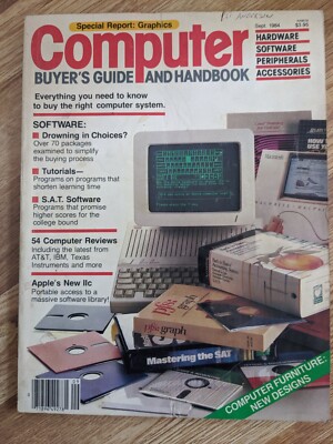 Computer Buyers Guide and Handbook 1984 July - used - 52 in depth reviews -