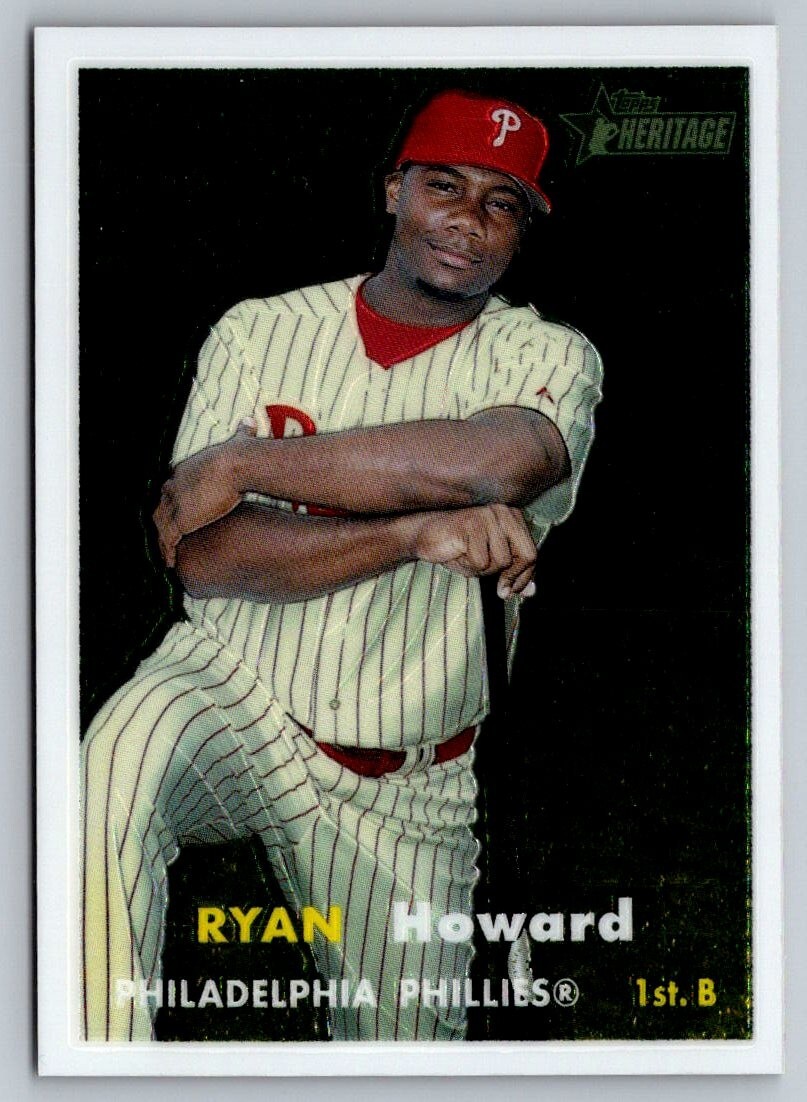 2006 Topps Heritage Chrome #53 Ryan Howard /1957