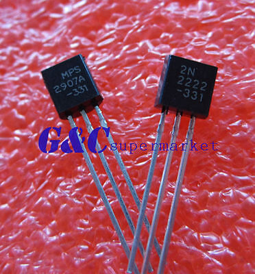 50PCS Transistor MOTOROLA//ON TO-92 MPS2222A MPS2222AG MPS2222