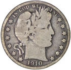 1910 Barber Half Dollar ~ VG