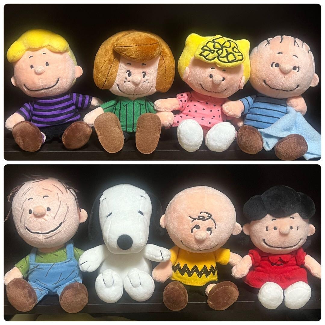 SNOOPY - [新品、未使用][送料込み]SNOOPY BEANS DOLL FRIENDS SNOOPY Plush toy PEANUTS friends Bean Doll set of 8 JAPAN