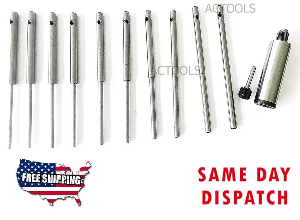 自分じゃない人 10 Pcs Sioux Pilots Sizes 4.5 to 12mm With Valve Seat Grinder
