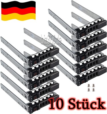 10 * für Dell 2,5'' SAS SATA Tray Caddy PowerEdge R630 R730 R730XD G176J 8FKXC