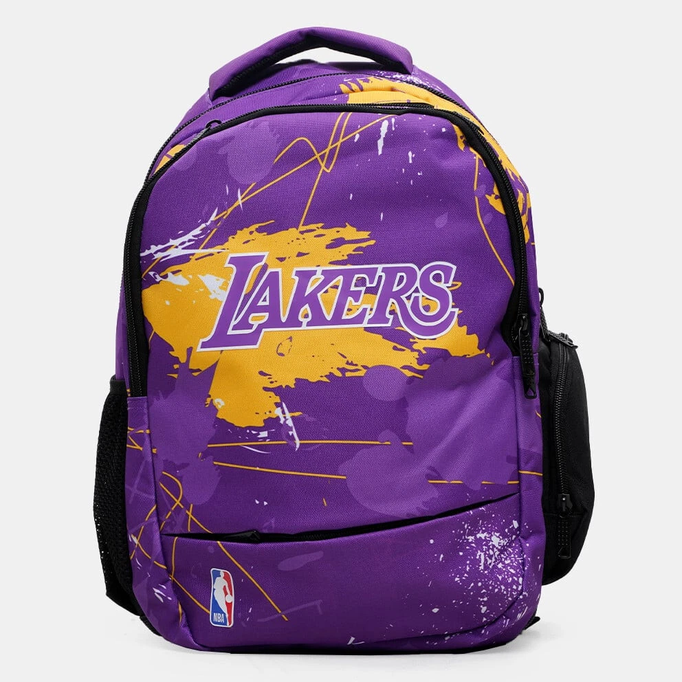 Los Angeles Lakers Personalized Small Backpack and Duffle Bag Set