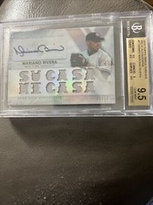 Mariano Rivera 2015 Topps Triple Threads Patch Auto/18 Yankees BGS 9.5/10