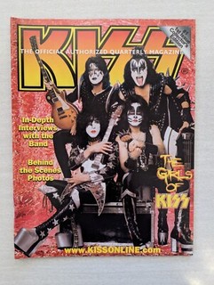 KISS Official Authorized Quarterly Magazine #1 1st Issue Collector's Edition