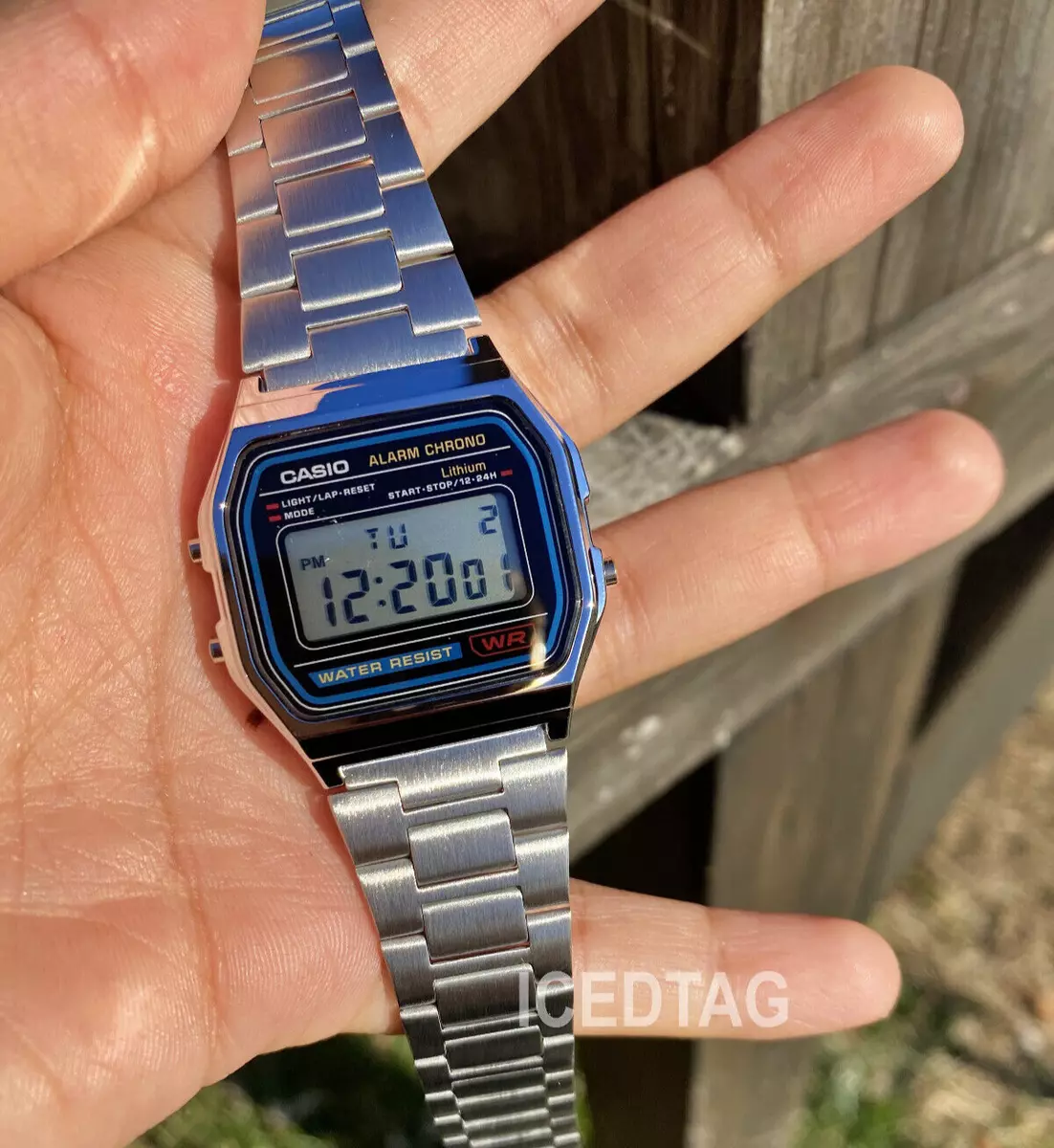 gips bekken Makkelijk te gebeuren CASIO UNISEX WHITE GOLD VINTAGE STAINLESS STEEL BLACK DIGITAL LIGHT ALARM WATCH | eBay gips bekken Makkelijk te gebeuren CASIO UNISEX WHITE GOLD VINTAGE STAINLESS STEEL BLACK DIGITAL LIGHT ALARM WATCH | eBay
