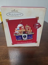 Hallmark QLX7686 Circus Mountain Railroad Motion Ornament