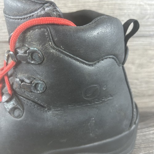 Scarpa Hiking Boots Womens Size 37 (US 6) Black Leather Lace Up Mountain Trail - Picture 8 of 24