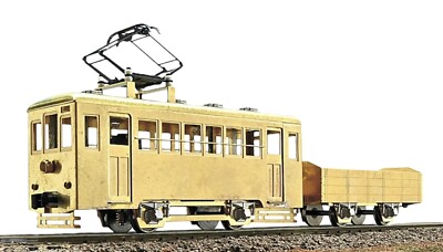 HOm/HOn3-1/2 Scale Imon Freelance Electric Train & Open Wagon Kit H0m Locomotive