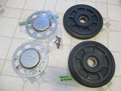 Vintage 93 Polaris XLT 580 Snowmobile Suspension Rear Outer Bogies Covers Idler