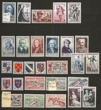 TIMBRE FRANCE - ANNÉE 1953 COMPLÈTE - NEUFS** sauf 940*,961* et 963* Côte 181€