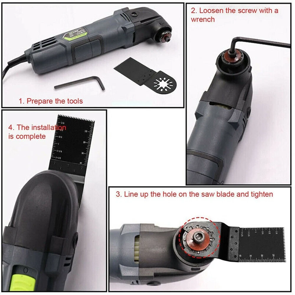 Multi Tool Blades Oscillating Blade Cutter For Wood Metal Plastic Cutting