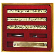 T Type Hot Foil Stamping Letter Customization Number Alphabet Brass Characters