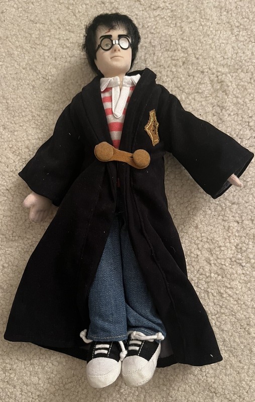 Harry Potter Action Figure Doll Gund 7045 2000 Posable Plush 12” +Hogwart’s Robe