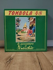 Tombola delle Avventure di Pinocchio Giochi Dal Negro Vintage Nuovo
