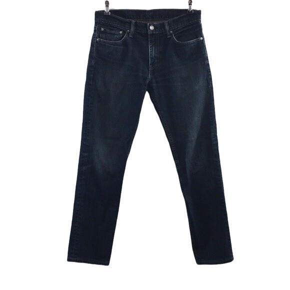 Levi's 511 Slim Fit Jeans Mens 32x32 Dark Wash Cotton… Gem