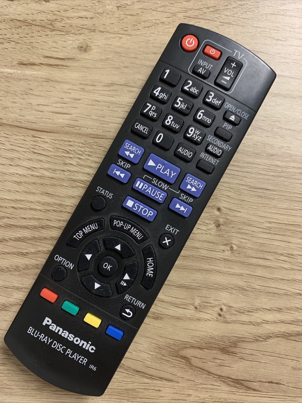Original Fernbedienung Panasonic IR6 Bluray Disc Player Remote Control