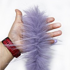 3/5M Kunst Borte Furry Band Bekleidung Kante Streifen Nähen DIY Basteln
