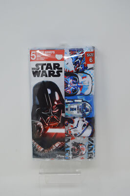 Star Wars Little Boys' Brief (Pack Of 5), Assistant, 6