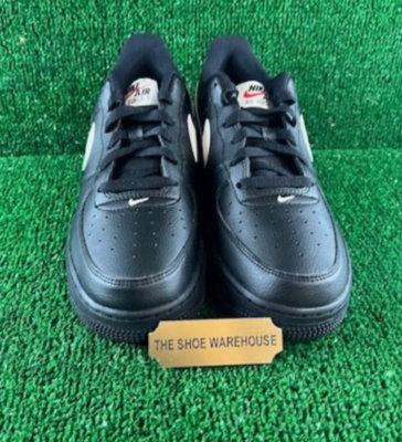 Nike Air Force 1 Black/Phantom Sneakers Casual HV6359-001 GS Size