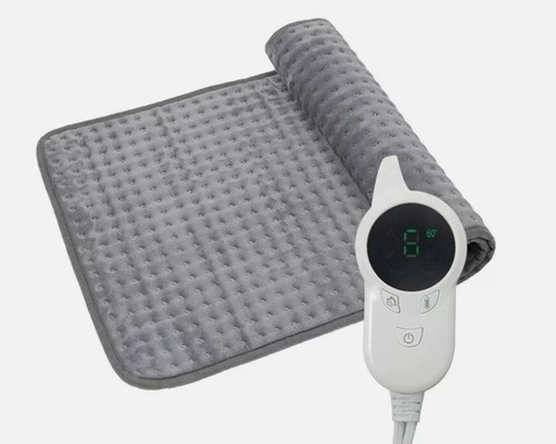 Electric Heated Blanket Warm Throw Rug Washable Snuggle Soft Pad Winter Travel - Picture 20 of 20