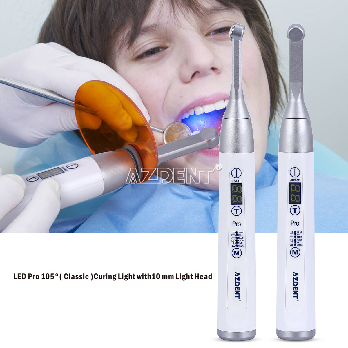 Black Dental Wireless LED plus105 Curing Light Lamp 1 Second Black Dental Wireless LED plus105 Curing Light Lamp 1 Second