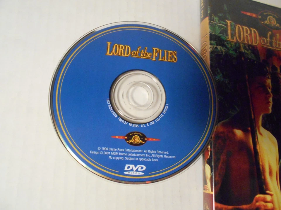 LORD OF THE FLIES (1990) DVD OOP Widescreen Harry Hook - Image 2 of 4