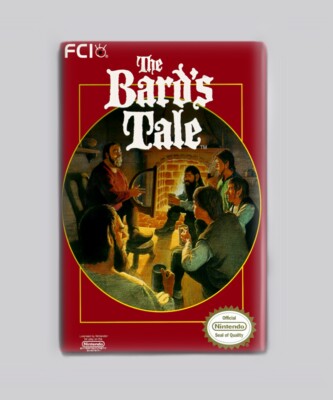 The Bards Tale NES - 2''x3'' Fridge MAGNET (nintendo retro