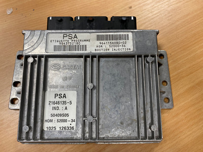 New ECU Peugeot 206 1.4 litre 00-03 9643752180 9641156080 S2000-34 Plug & Play*