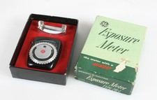 VINTAGE GENERAL ELECTRIC EXPOSURE METER TYPE PR-1 IN ORIGINAL BOX