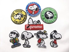 BEAGLE Cute DOG Snoopy Peanuts Embroidery Iron on Patch Sew on Fabric